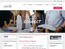Tablet Screenshot of lakewoodrotary.com